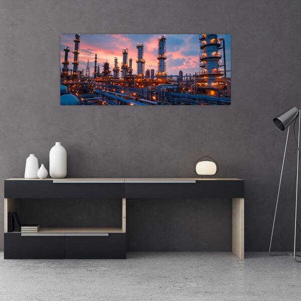 Slika - Industrijsko postrojenje (120x50 cm)