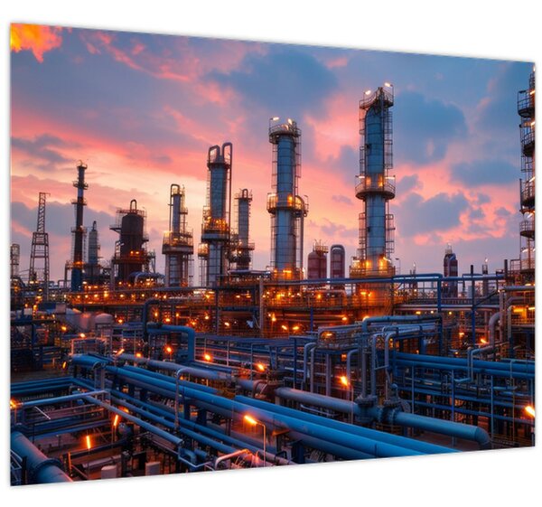Slika - Industrijsko postrojenje (70x50 cm)