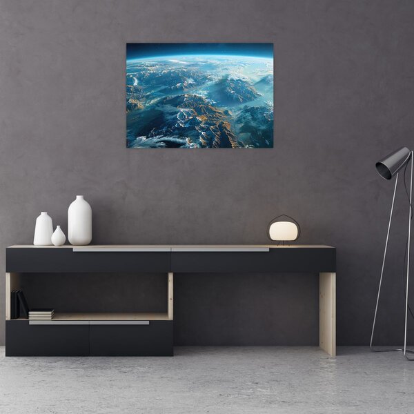 Slika - Pogled iz svemira (70x50 cm)