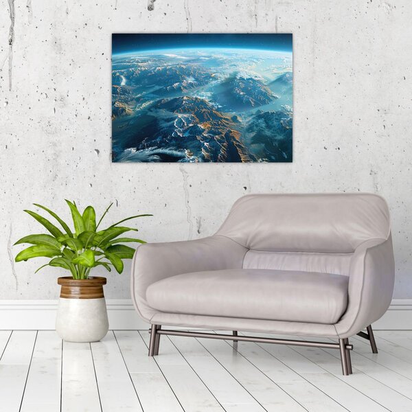 Slika - Pogled iz svemira (70x50 cm)