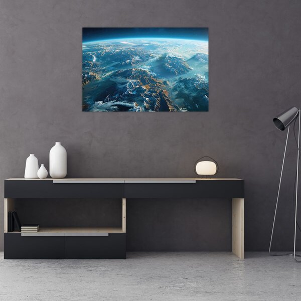 Slika - Pogled iz svemira (90x60 cm)