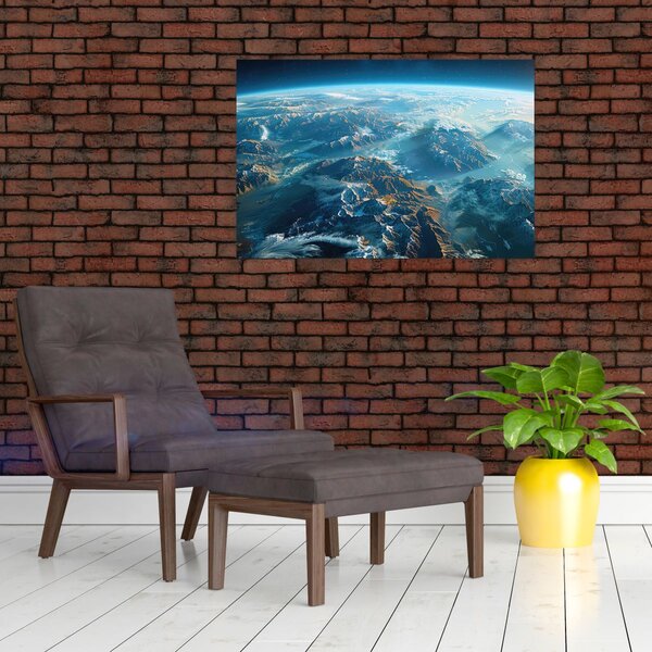Slika - Pogled iz svemira (90x60 cm)