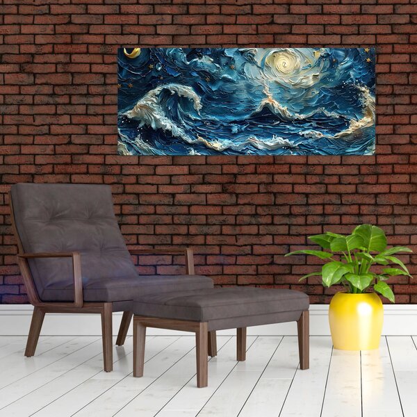 Slika - Slikanje neba i mora (120x50 cm)