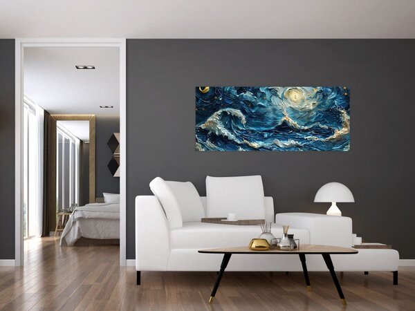 Slika - Slikanje neba i mora (120x50 cm)