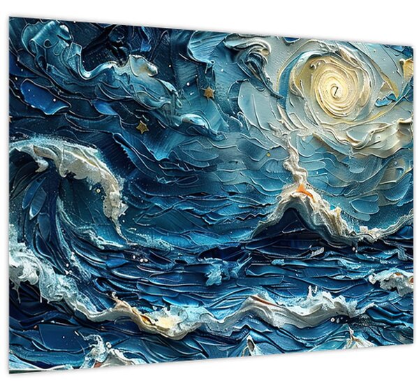Slika - Slikanje neba i mora (70x50 cm)