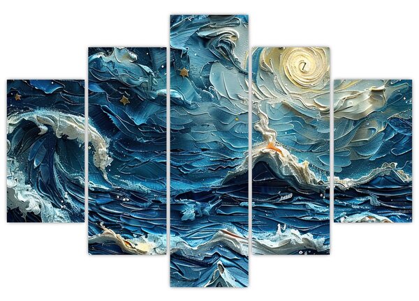 Slika - Slikanje neba i mora (150x105 cm)