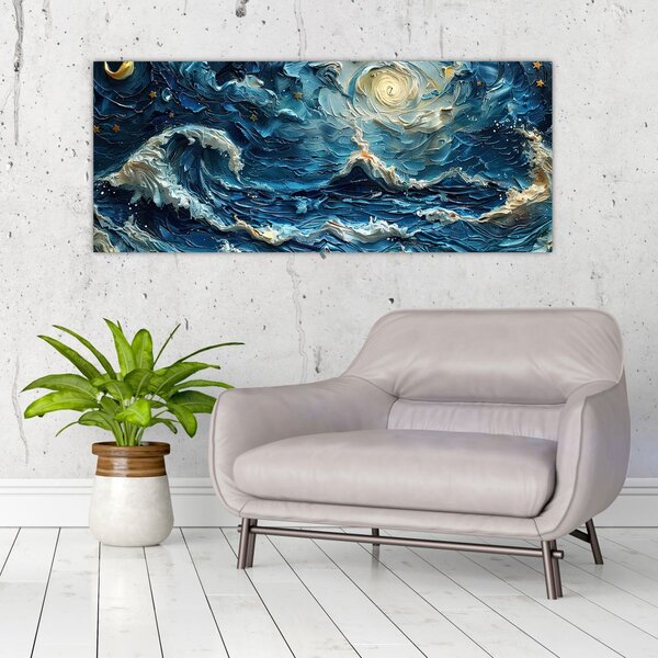 Slika - Slikanje neba i mora (120x50 cm)