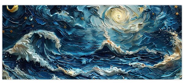 Slika - Slikanje neba i mora (120x50 cm)