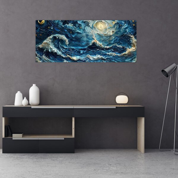 Slika - Slikanje neba i mora (120x50 cm)
