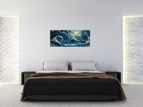 Slika - Slikanje neba i mora (120x50 cm)