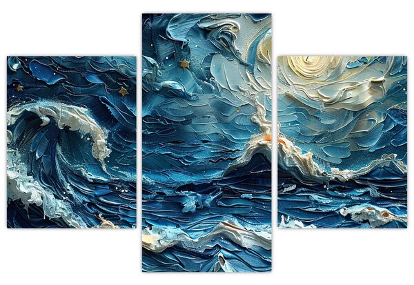 Slika - Slikanje neba i mora (90x60 cm)