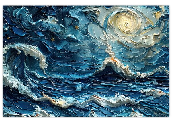 Slika - Slikanje neba i mora (90x60 cm)