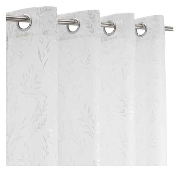 Bijela/u srebrnoj boji prozirna zavjesa 140x260 cm Buds – Casa Selección