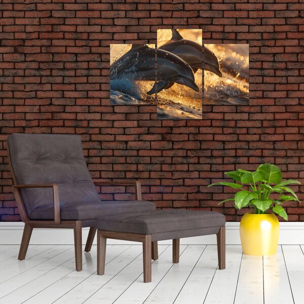 Slika - Dupini (90x60 cm)