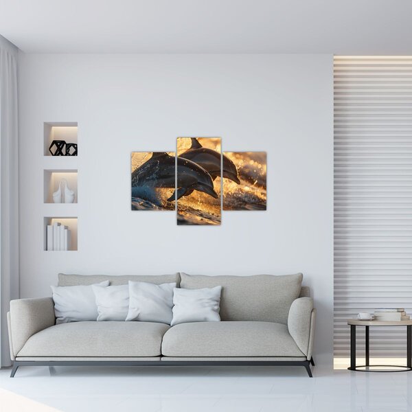 Slika - Dupini (90x60 cm)