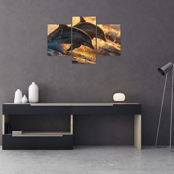 Slika - Dupini (90x60 cm)