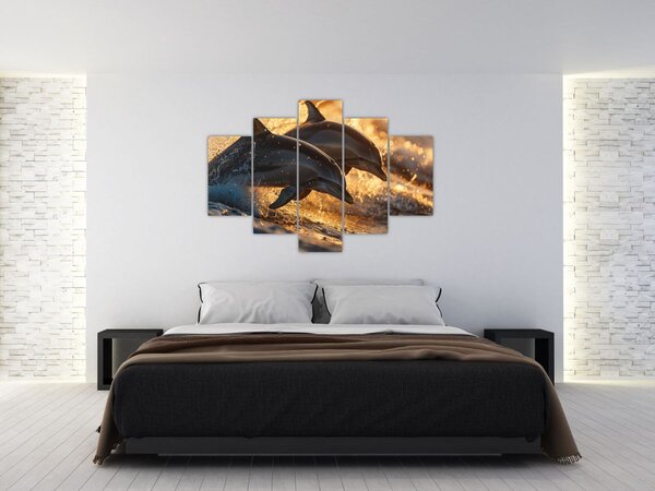 Slika - Dupini (150x105 cm)