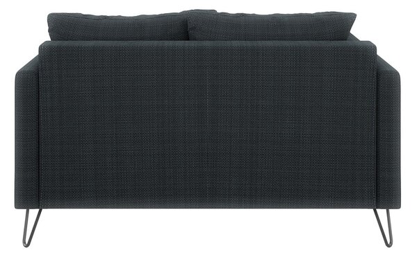 Tamno siva sofa od šenila 140 cm Freya – Ropez