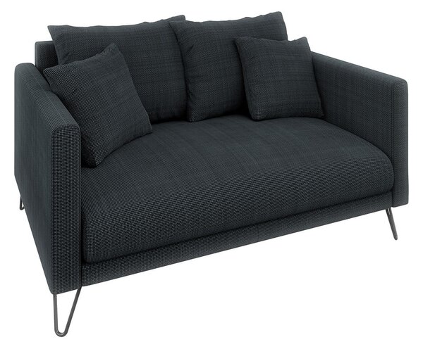 Tamno siva sofa od šenila 140 cm Freya – Ropez