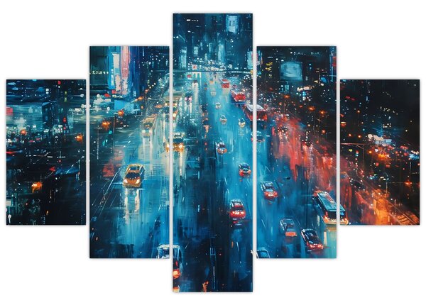 Slika - Veliki grad, ulje na platnu (150x105 cm)