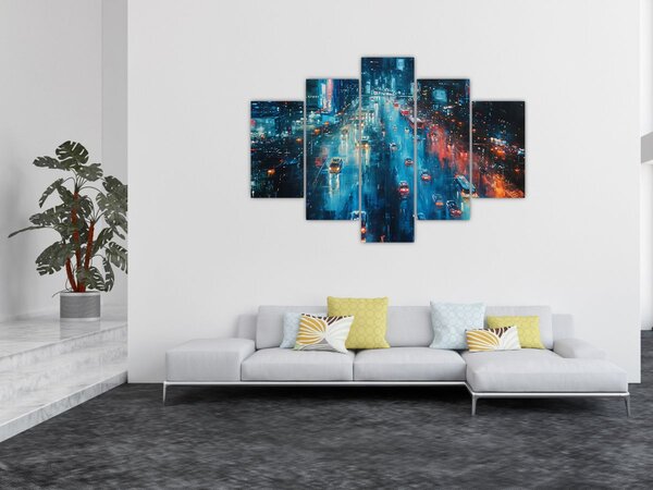 Slika - Veliki grad, ulje na platnu (150x105 cm)