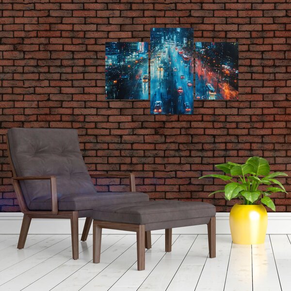 Slika - Veliki grad, ulje na platnu (90x60 cm)