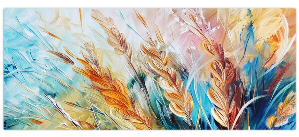 Slika - Pšenica, apstrakcija (120x50 cm)