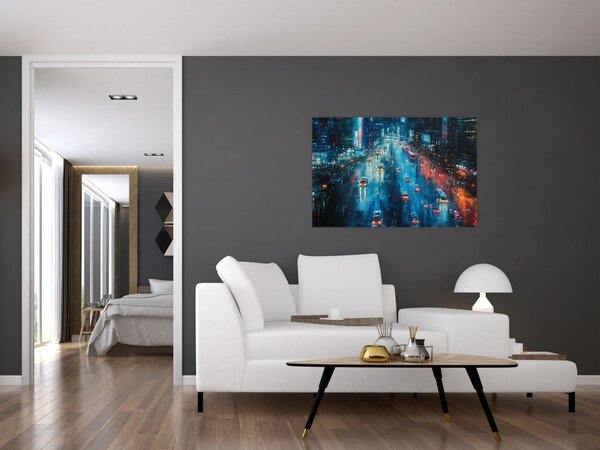 Slika - Veliki grad, ulje na platnu (90x60 cm)