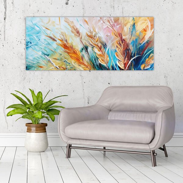 Slika - Pšenica, apstrakcija (120x50 cm)