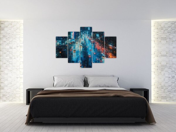 Slika - Veliki grad, ulje na platnu (150x105 cm)