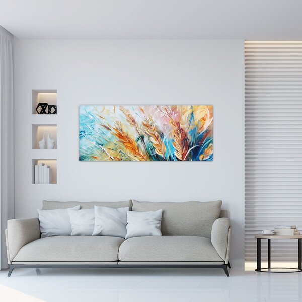 Slika - Pšenica, apstrakcija (120x50 cm)