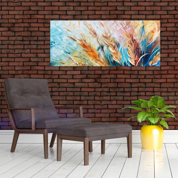 Slika - Pšenica, apstrakcija (120x50 cm)