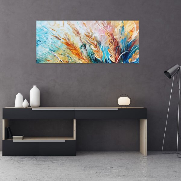 Slika - Pšenica, apstrakcija (120x50 cm)