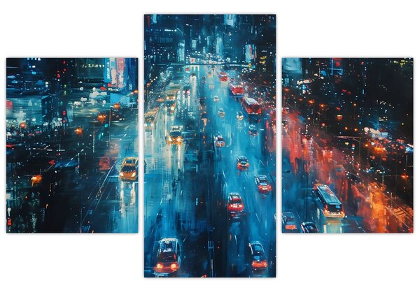 Slika - Veliki grad, ulje na platnu (90x60 cm)
