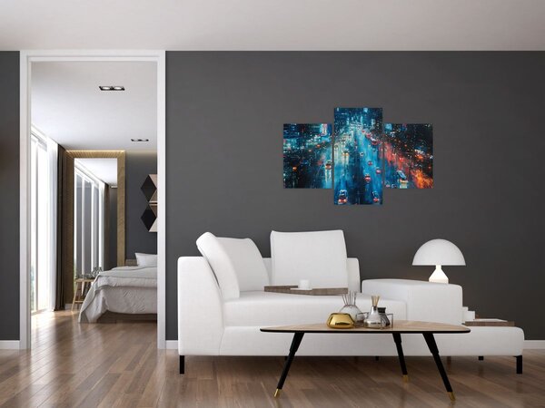 Slika - Veliki grad, ulje na platnu (90x60 cm)
