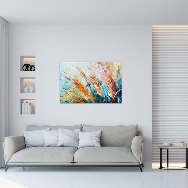 Slika - Pšenica, apstrakcija (90x60 cm)
