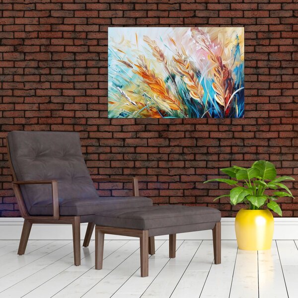 Slika - Pšenica, apstrakcija (90x60 cm)