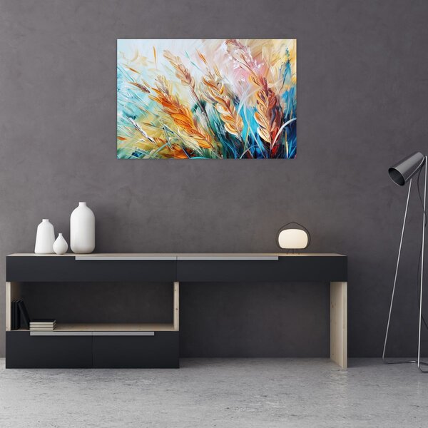 Slika - Pšenica, apstrakcija (90x60 cm)