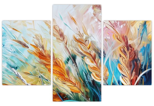 Slika - Pšenica, apstrakcija (90x60 cm)