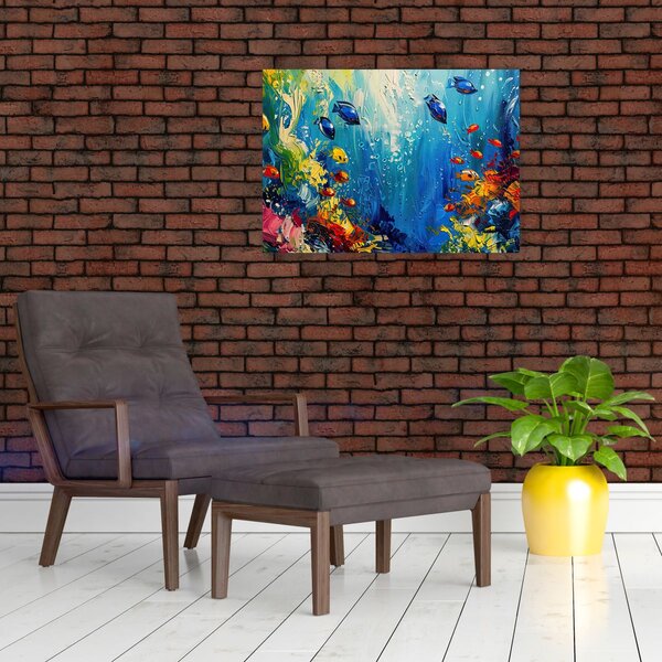 Slika - Slikanje podvodnog svijeta (70x50 cm)