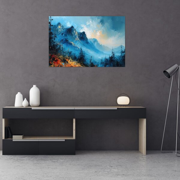 Slika - Slikanje planina (90x60 cm)