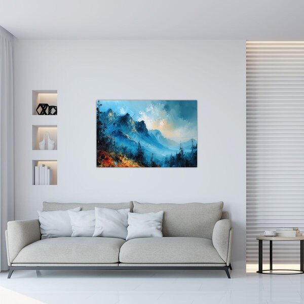 Slika - Slikanje planina (90x60 cm)