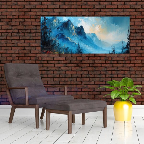Slika - Slikanje planina (120x50 cm)
