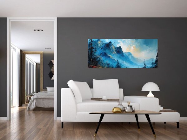 Slika - Slikanje planina (120x50 cm)