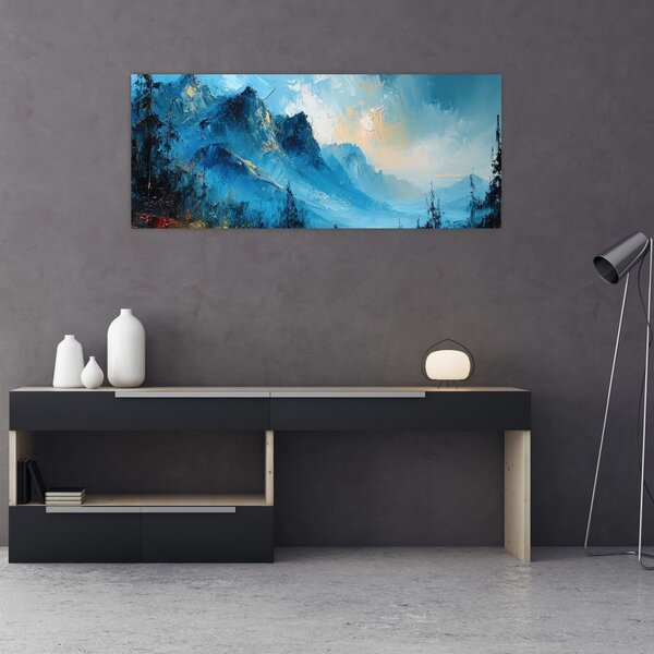 Slika - Slikanje planina (120x50 cm)