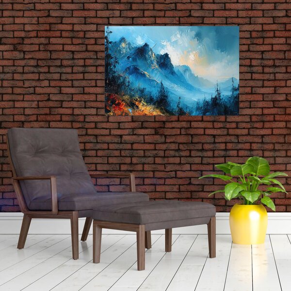 Slika - Slikanje planina (90x60 cm)