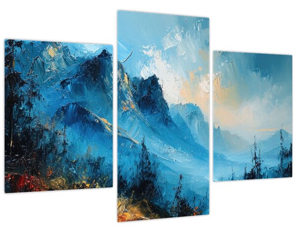 Slika - Slikanje planina (90x60 cm)