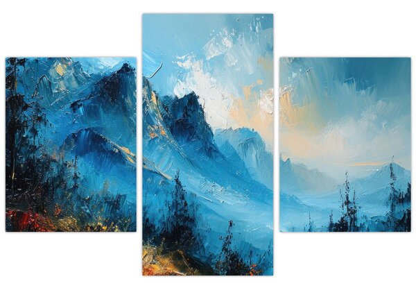 Slika - Slikanje planina (90x60 cm)