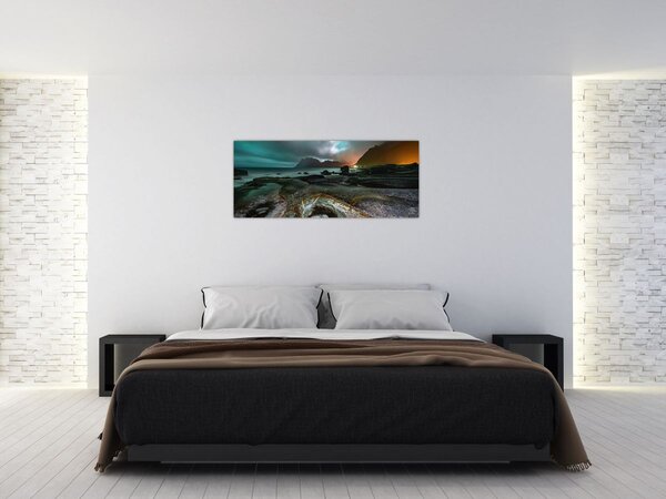 Slika - Noćna scena (120x50 cm)
