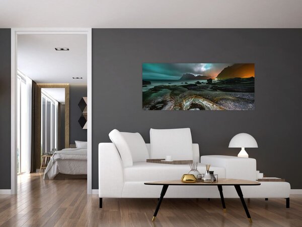 Slika - Noćna scena (120x50 cm)